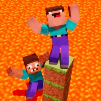 Noob vs Pro But Floor is Lava Minecraft - Play Online Free | GamesYY